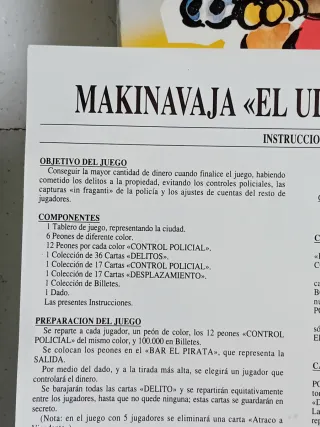 Juego de Mesa Makinavaja