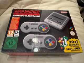 Consola Super Nintendo Classic Mini Gris