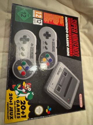 Consola Super Nintendo Classic Mini Gris