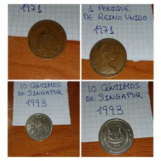 Collezione di monete da vari paesi