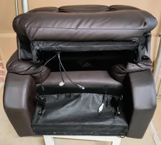 Sillón Masaje Lefthous Piel Sintética Marrón