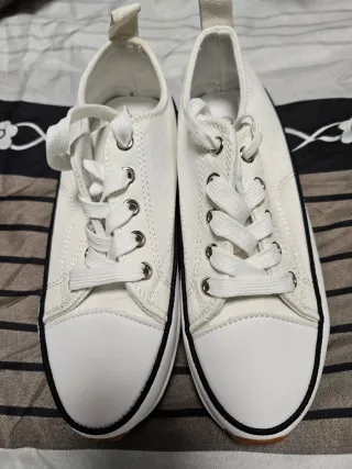 Deportivas blancas mujer talla 37