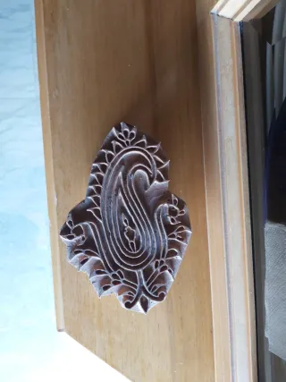 Stampo tessuto artigianale Persiano collezionismo