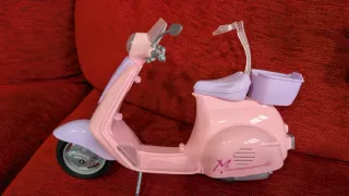 2 Unicornios Barbie, Moto con música y luz y bici