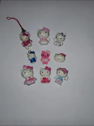 Lotto 9 Mini Figure Hello Kitty