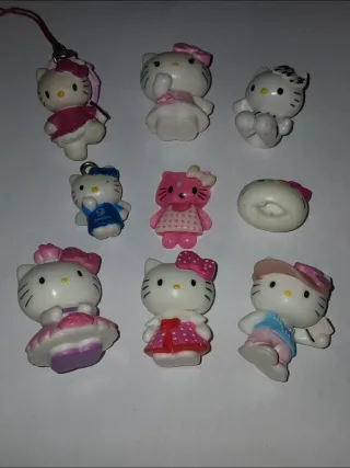 Lotto 9 Mini Figure Hello Kitty