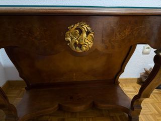 Consola antigua recibidor Luis XV - Marquetería