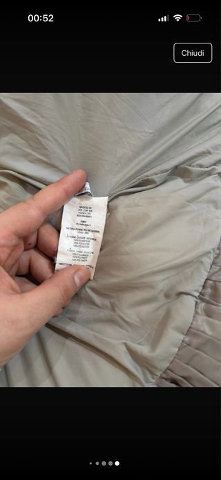 Cappotto beige con cappuccio usato 2 volte come nu