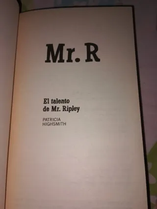 El Talento De Mr. Ripley