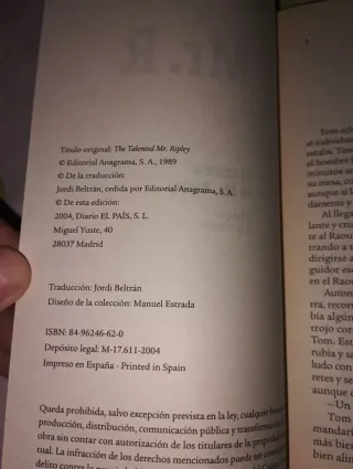 El Talento De Mr. Ripley