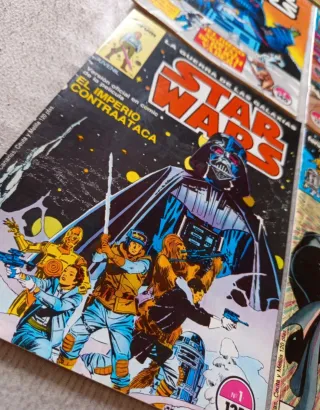 Lote de comics antiguos Star wars