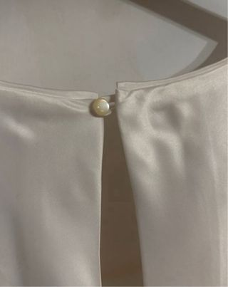 Vestido navidad fiesta mujer / blanco&rojo / L 40