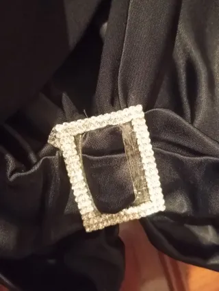 Vestido fiesta Zara negro M