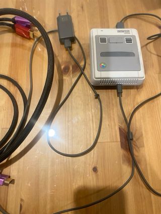 Super Nintendo Mini Gris y Multicolor