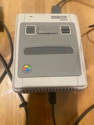 Super Nintendo Mini Gris y Multicolor