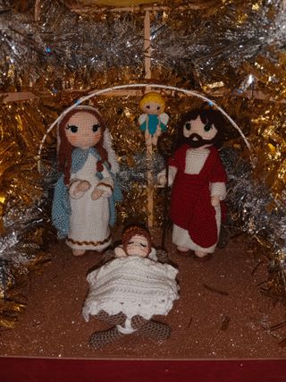 Portal de Belén Crochet Hecho a Mano