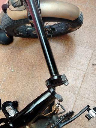 Bicicleta Fat Bike Plegable