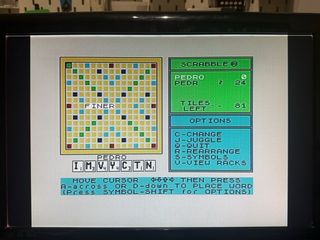 Juego ZX Spectrum Scrabble Psion