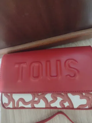 Bolso Tous Rojo y Blanco