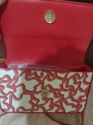 Bolso Tous Rojo y Blanco