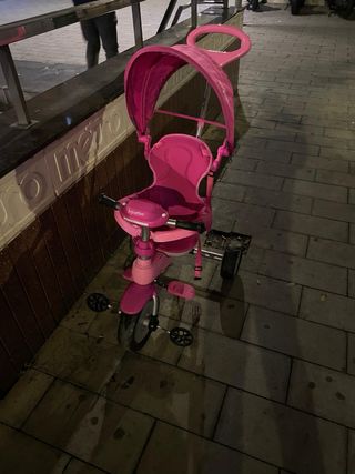 Triciclo infantil rosa Juguettos