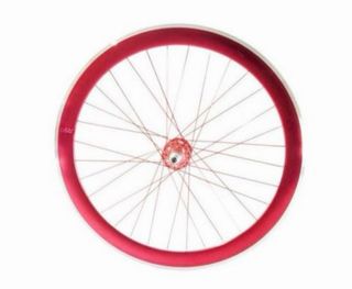 Rueda de Bicicleta Delantera Roja