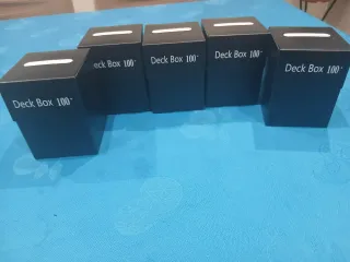 5 Caixas de Baralho Pretas