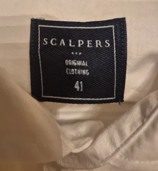 Camisa Scalpers Blanca Talla 41