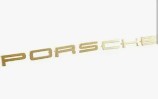 Letras Porsche 911 F hasta '71 914 P
