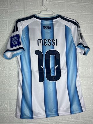 Camiseta Argentina Messi Mundial