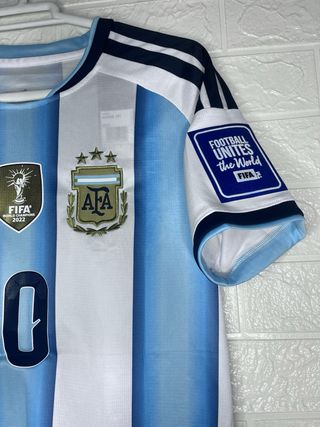 Camiseta Argentina Messi Mundial
