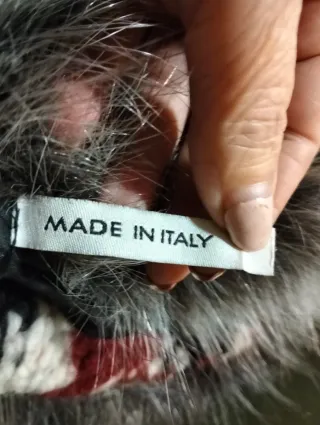 Chaqueta Lana y Pelo Talla Únic