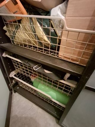 HOY! Armario IKEA puertas cristal negro