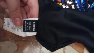 Top lentejuelas multicolor