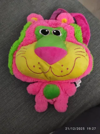 Mochila Guardapijama Peluche León