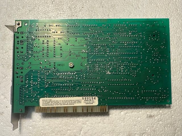 tarjetas sonido Isa 8bit creative ct1359b