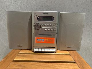 Altavoces Sanyo Beige/Plata