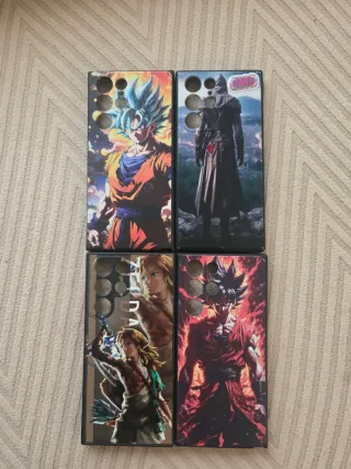 Cover S22 Ultra: Zelda, Goku, Assassin's