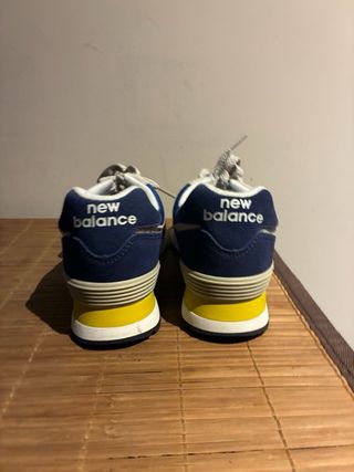 New Balance 574 Azul y Amarillo