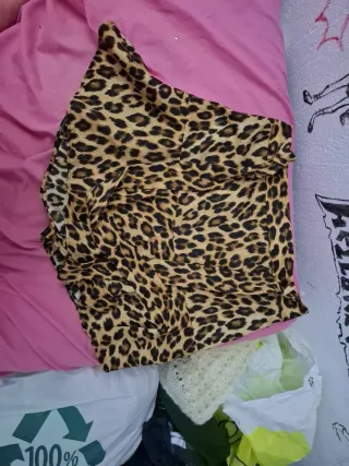 Falda estampado leopardo