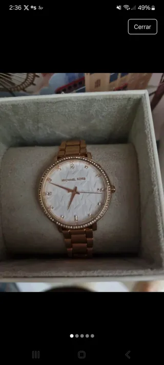 Reloj Michael Kors Pyper Dorado
