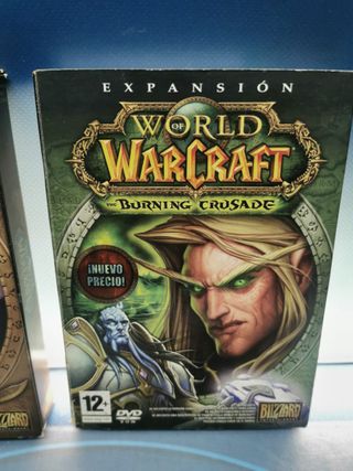 PC , 2 videojuegos-World Of Warcraft Classic Starter Kit + expansión World of Warcraft: The Burning Crusade