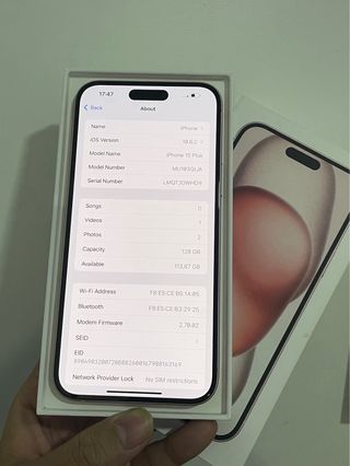 iPhone 15 Plus 128GB Rosa