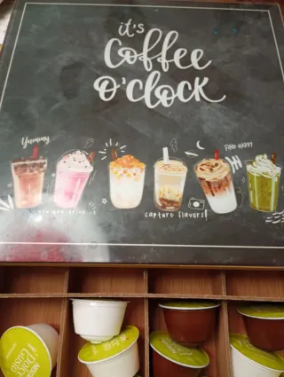 Caja porta cafés It's Coffee O'Clock