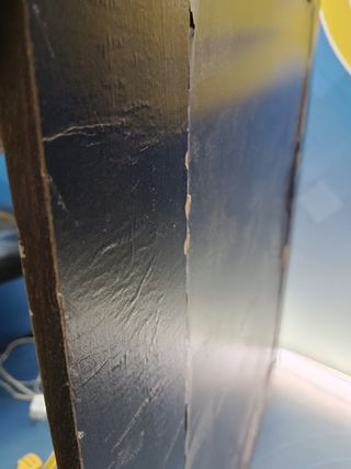 Cuadro , lamina enmarcada en marco de madera maciza, CRISTO EN LA CRUZ, Dali