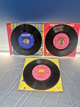 9 discos, eps, vinilos. 7", DISCO SORPRESA FUNDADOR, 1971