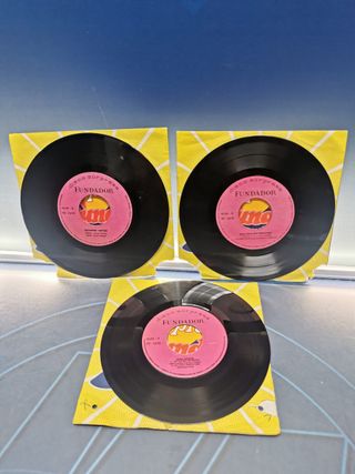 9 discos, eps, vinilos. 7", DISCO SORPRESA FUNDADOR, 1971