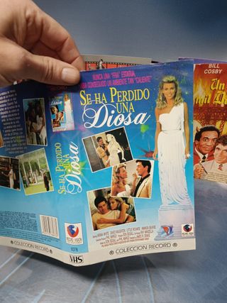 Lote 10 caratulas VHS, películas comedias, serie B, videoclub , años 80