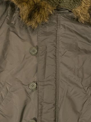 Chaqueta Bomber Topman Talla M Verde Militar