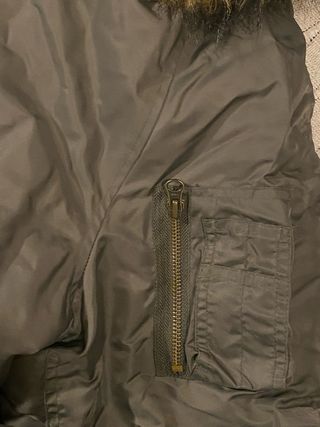 Chaqueta Bomber Topman Talla M Verde Militar